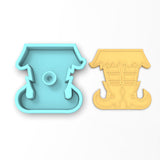 Witches Feet Cookie Cutter | Stamp | Stencil #1