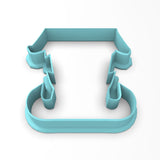 Witches Feet Cookie Cutter | Stamp | Stencil #1