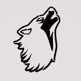 Wolf Howling Head Cookie Cutter | Stamp | Stencil #1