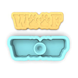 Woof Cookie Cutter | Stamp | Stencil #1