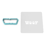 Woof Cookie Cutter | Stamp | Stencil #1