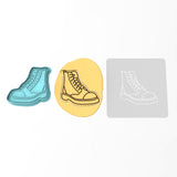 Work Boot Cookie Cutter | Stamp | Stencil #1