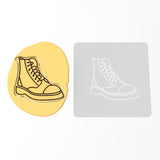Work Boot Cookie Cutter | Stamp | Stencil #1