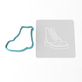 Work Boot Cookie Cutter | Stamp | Stencil #1
