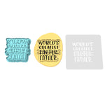 World's Greatest Farter Cookie Cutter | Stamp | Stencil #1