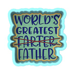 World's Greatest Farter Cookie Cutter | Stamp | Stencil #1