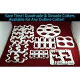 Wrestling Champion Cookie Cutter Outline - Sports