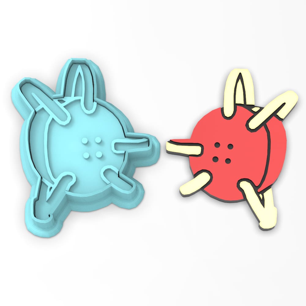 Wrestling Headgear Detailed Cookie Cutter