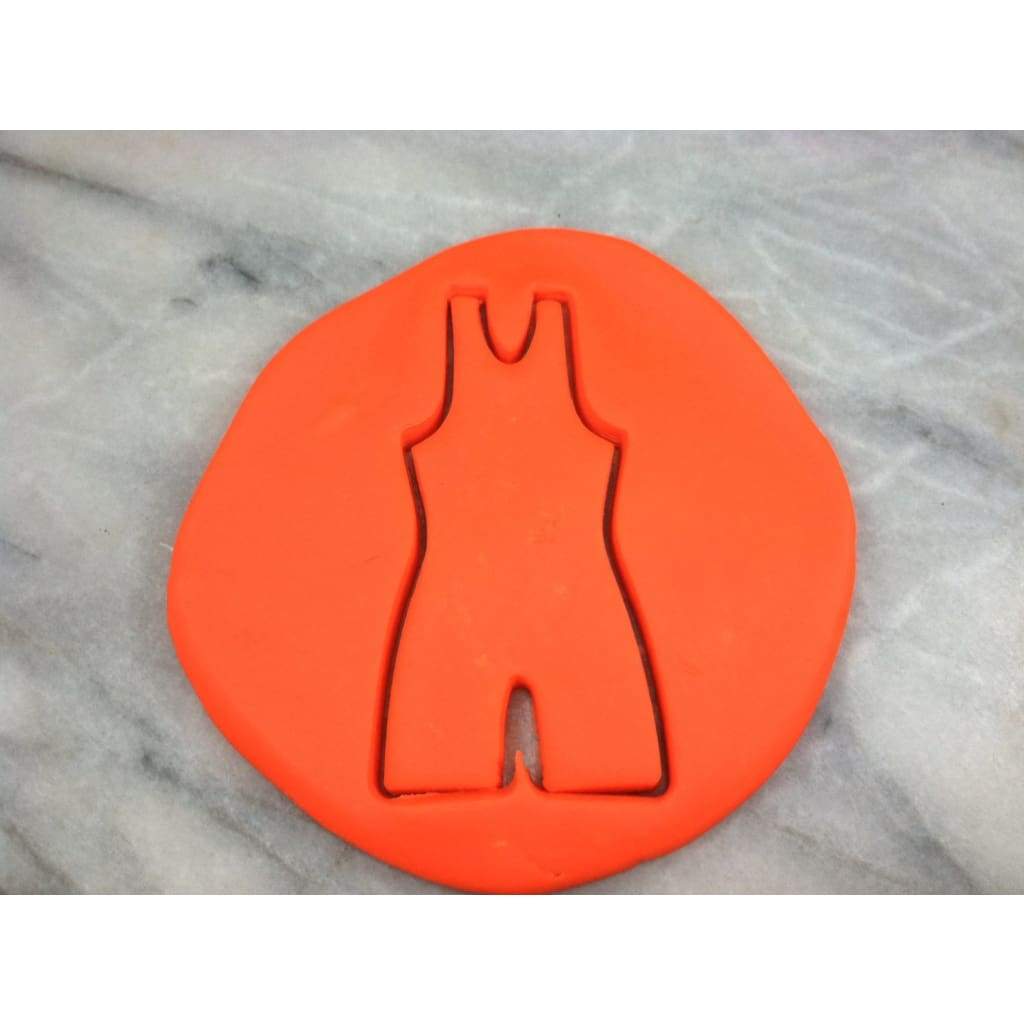 Wrestling Singlet Outline Cookie Cutter - Sports