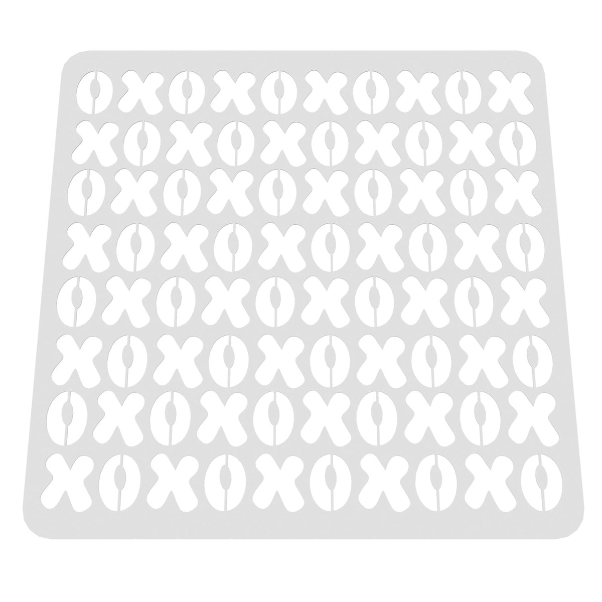 XOXO Pattern Stencil Cookie Cutter Lady 