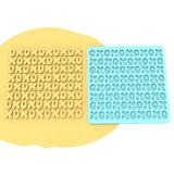 XOXO Textured Pattern Debosser Cookie Cutter Lady 