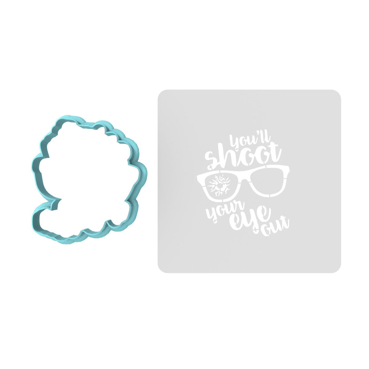 You'll Shoot Your Eye Out Cookie Cutter | Stamp | Stencil #2 Xmas / Winter / NYE Cookie Cutter Lady 