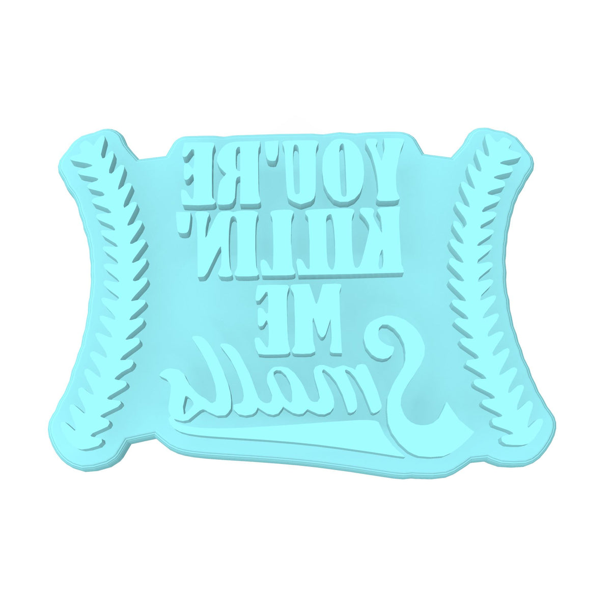You're Killing Me Smalls Cookie Cutter | Stamp | Stencil #1 4th of july Cookie Cutter Lady MINI - 2 Inches (5cm) Stamp ONLY 