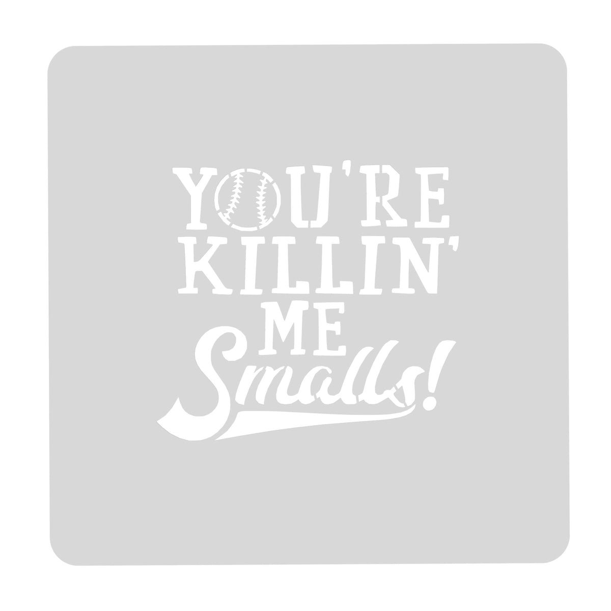 You're Killing Me Smalls Cookie Cutter | Stamp | Stencil #2 4th of july Cookie Cutter Lady MINI - 2 Inches (5cm) Stencil ONLY 