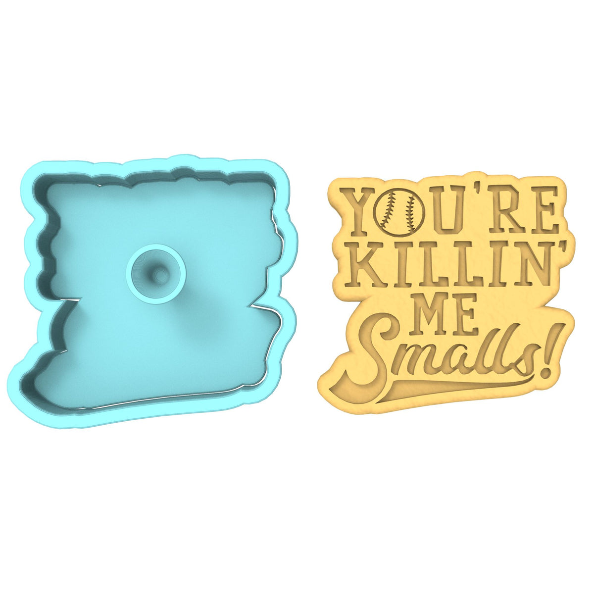 You're Killing Me Smalls Cookie Cutter | Stamp | Stencil #2 4th of july Cookie Cutter Lady 