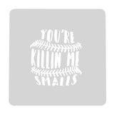 You're Killing Me Smalls Cookie Cutter | Stamp | Stencil #3 4th of july Cookie Cutter Lady MINI - 2 Inches (5cm) Stencil ONLY 
