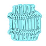 You're Killing Me Smalls Cookie Cutter | Stamp | Stencil #3 4th of july Cookie Cutter Lady MINI - 2 Inches (5cm) Stamp ONLY 