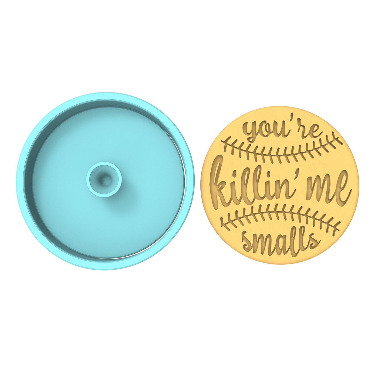 You're Killing Me Smalls Cookie Cutter | Stamp | Stencil #4 4th of july Cookie Cutter Lady 