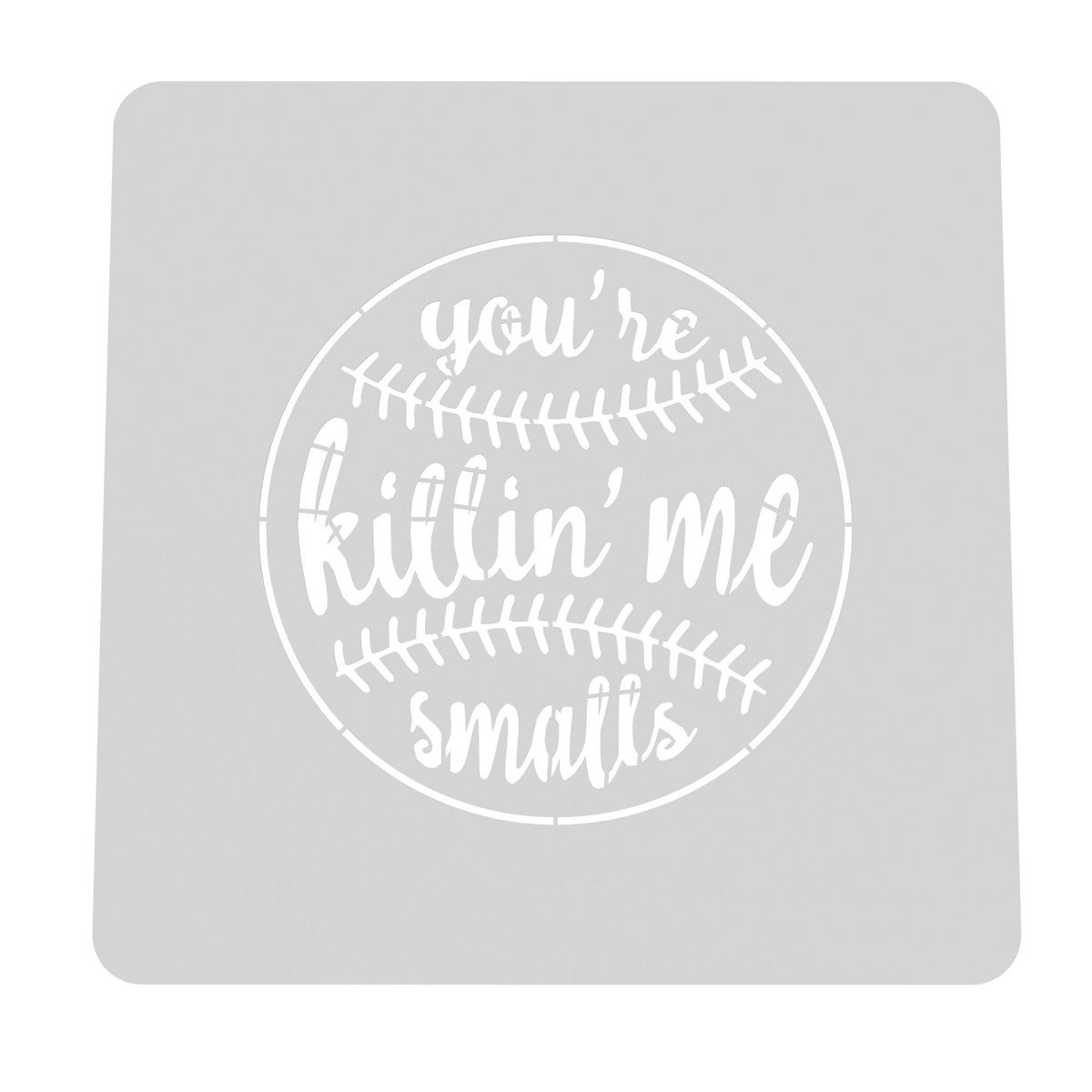 You're Killing Me Smalls Cookie Cutter | Stamp | Stencil #4 4th of july Cookie Cutter Lady MINI - 2 Inches (5cm) Stencil ONLY 