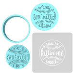 You're Killing Me Smalls Cookie Cutter | Stamp | Stencil #4 4th of july Cookie Cutter Lady MINI - 2 Inches (5cm) **FULL SET BUNDLE** Cutter + Stamp + Stencil + Debosser **BEST DEAL** 