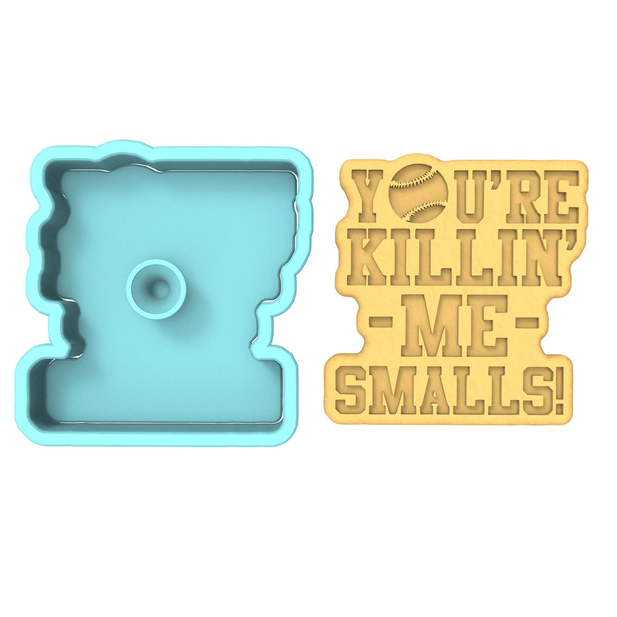 You're Killing Me Smalls Cookie Cutter | Stamp | Stencil #5 4th of july Cookie Cutter Lady 