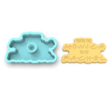 You're the Monica to my Rachel Cookie Cutter | Stamp | Stencil