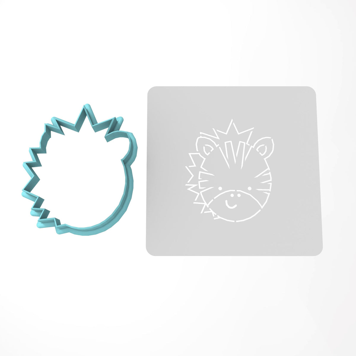 Zebra Cookie Cutter | Stamp | Stencil #1