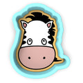 Zebra Face Cookie Cutter | Stamp | Stencil #2