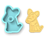 Zombie Dog Cookie Cutter | Stamp | Stencil #1