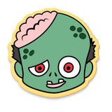 Zombie Face Cookie Cutter | Stamp | Stencil #1