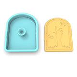 Zombie Tombstone Cookie Cutter | Stamp | Stencil #1