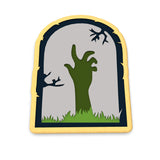 Zombie Tombstone Cookie Cutter | Stamp | Stencil #1
