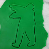 Zombie Walking Cookie Cutter Outline #1 Halloween / Fall Cookie Cutter Lady 